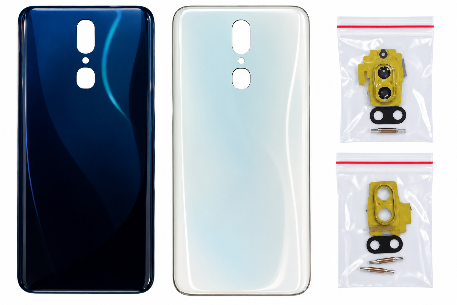 Compatible Replacement for OPPO F11 4G Full Housing Body – Navy Blue & Sky Blue